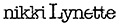 nikkilynette.com Logo