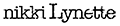 nikkilynette.com Logo